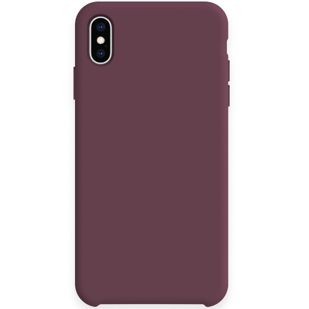 Силиконовый чехол SILICONE CASE для Iphone X/XS №52 гранат