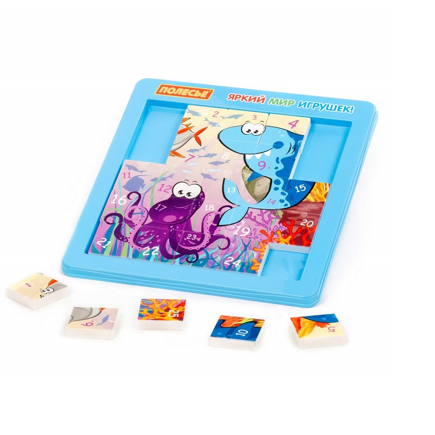 Головоломка "Морские обитатели №1" (25 элементов) (в пакете)