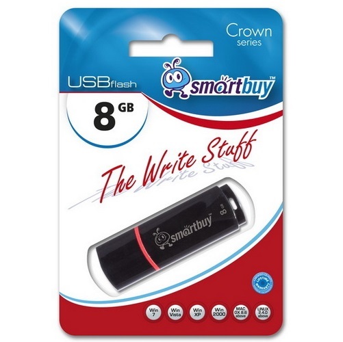 USB  8Gb SMARTBUY Crown Black