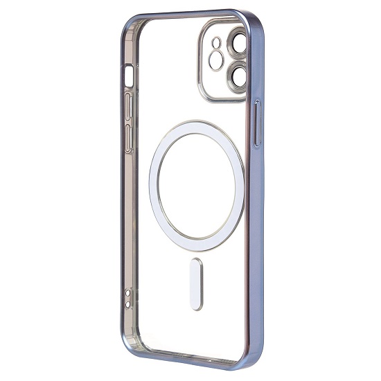 Задняя накладка SM027 SafeMag для iPhone 12 (blue) (232386)