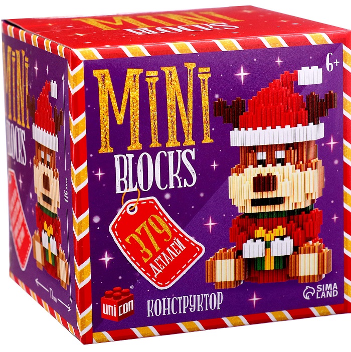 Конструктор Mini Blocks «Олень», 379 деталей 10380023