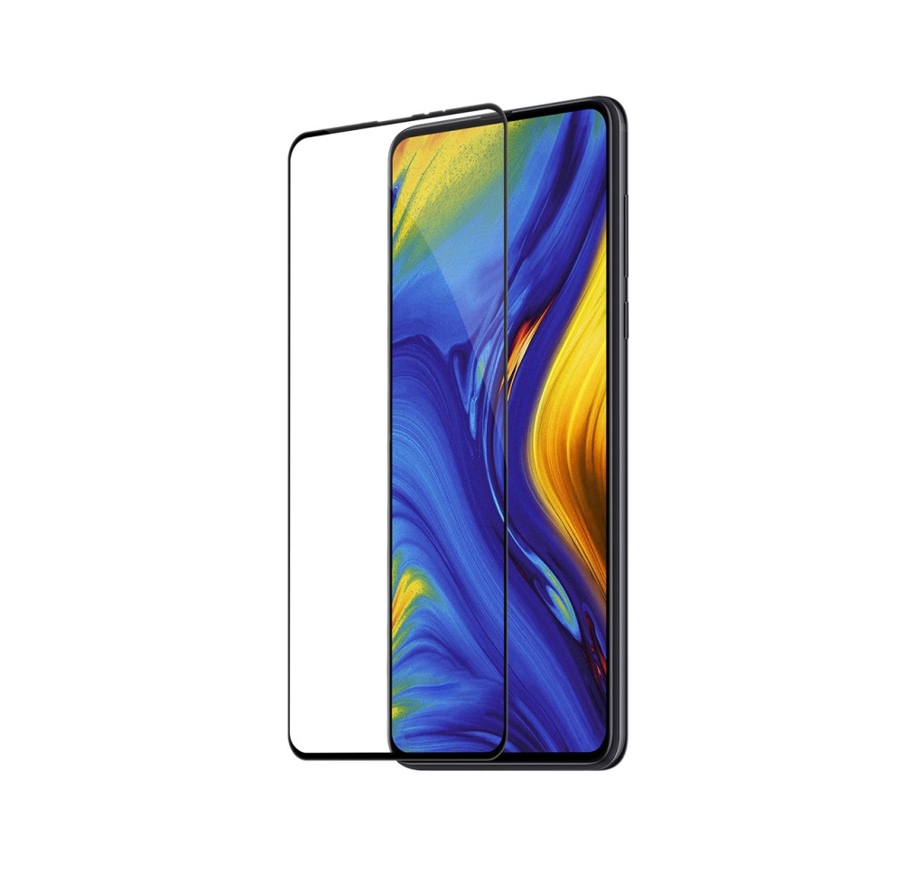 Противоударное стекло NONAME для Xiaomi Note 9 черное
