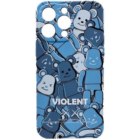 Задняя накладка LUXO для iPhone 15 PLUS (№ VIOLENT KAWS )