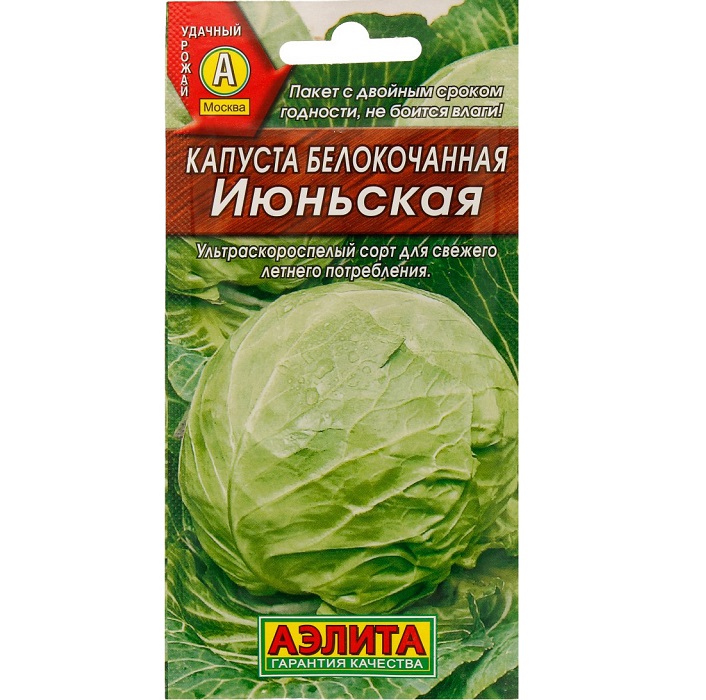 Семена Капуста Июньская Аэлита