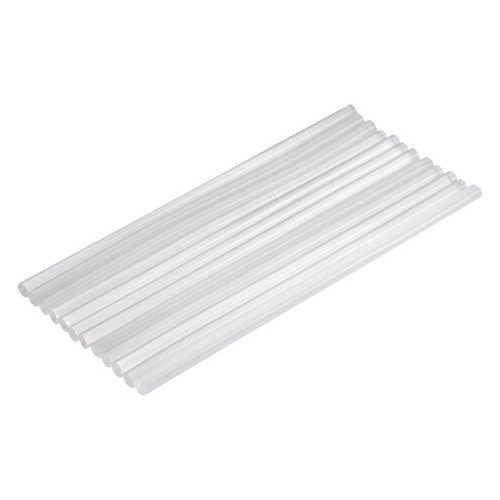 Клеевые стержни, диаметр  7 мм, длина 200 мм, прозрачные, комплект 12 шт., BRAUBERG, 670292