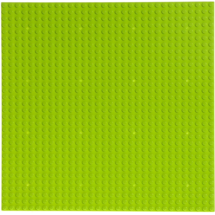 Пластина-основание для конструктора, 25,5 × 25,5 см, цвет салатовый 7519707