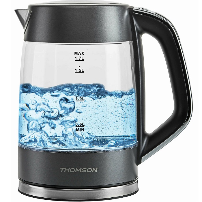 Чайник электрический THOMSON Glass K20ES-2002 1.7л серый