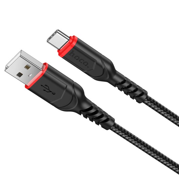 Кабель USB <--> Type-C 1.0м HOCO X59 Victory, черный