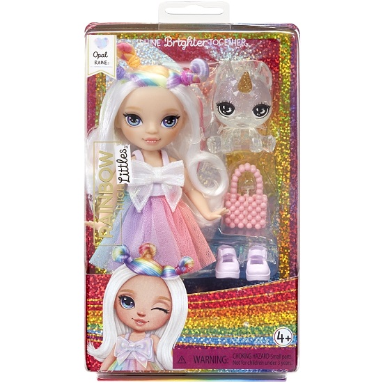 Кукла Рейнбоу Хай Littles Опал 15 см разноцветная с аксессуарами RAINBOW HIGH