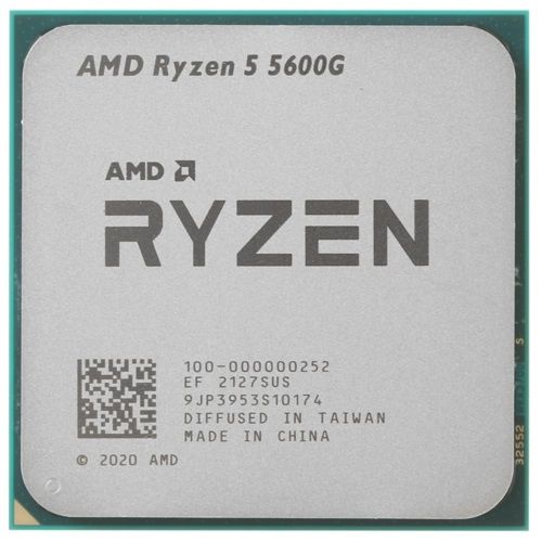 Процессор AMD Ryzen 5 6C/12T 5600G (4.4GHz, 19MB,65W,AM4) tray with Radeon Graphics