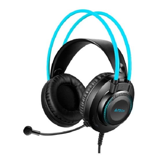 Наушники A4TECH Fstyler FH200i серый/синий