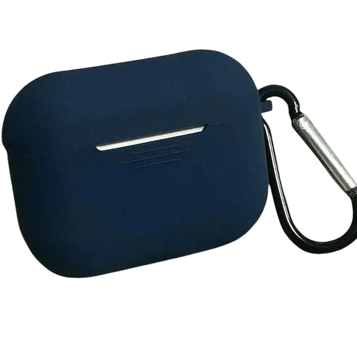 Силиконовый чехол SILICONE CASE для AirPods PRO 3 (2025) темно-синий