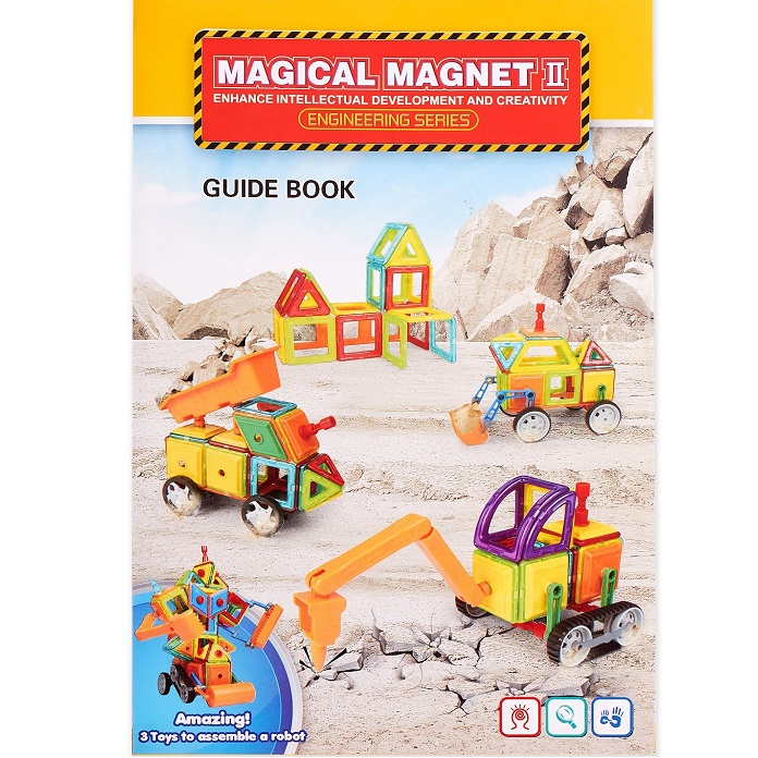 Конструктор магнитный XINBIDA «Магический магнит», 75 д 2336526