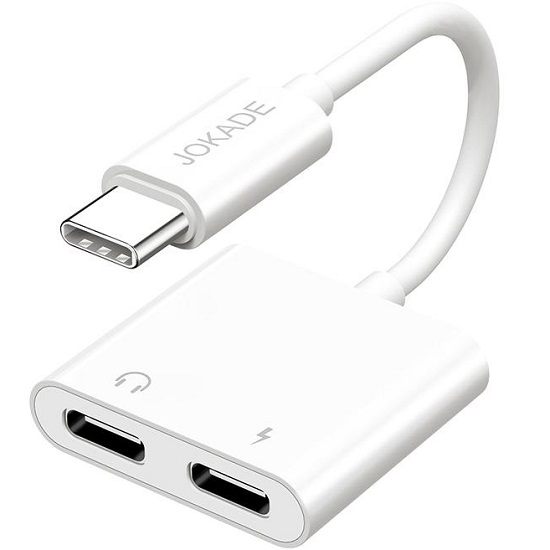 Переходник 2Type-C >--> Type-C JOKADE JC027 белый