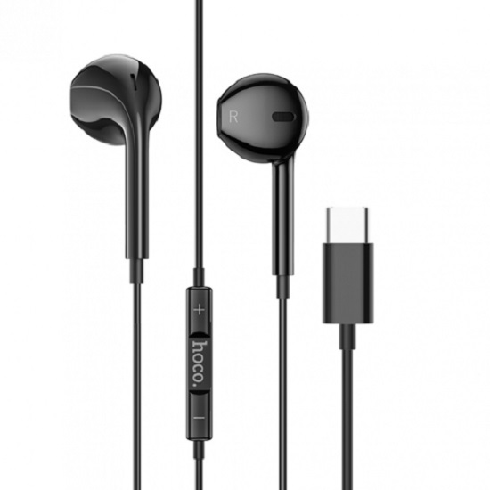 Наушники HOCO M101, Crystal joy, Type-C, чёрный