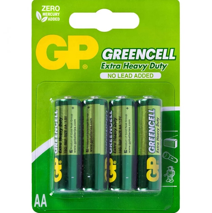 Элемент питания GP R06 GREENCELL BL-4 (15G-2CR4)