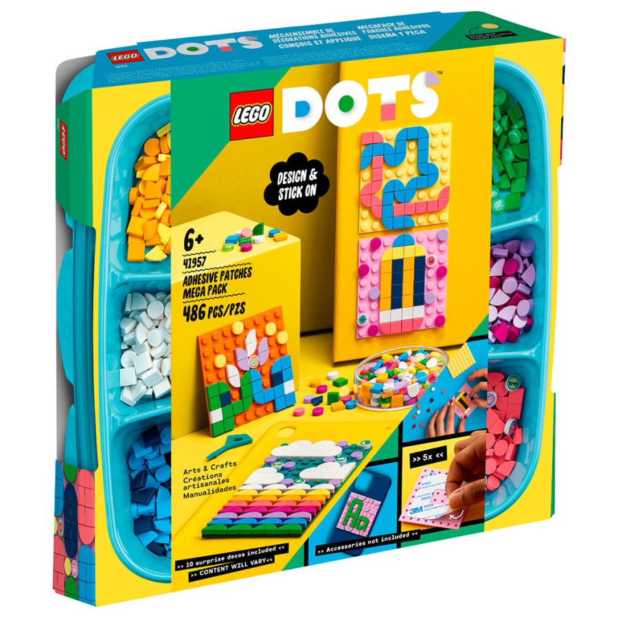 Конструктор LEGO DOTS 41957 Большой набор пластин-наклеек с тайлами