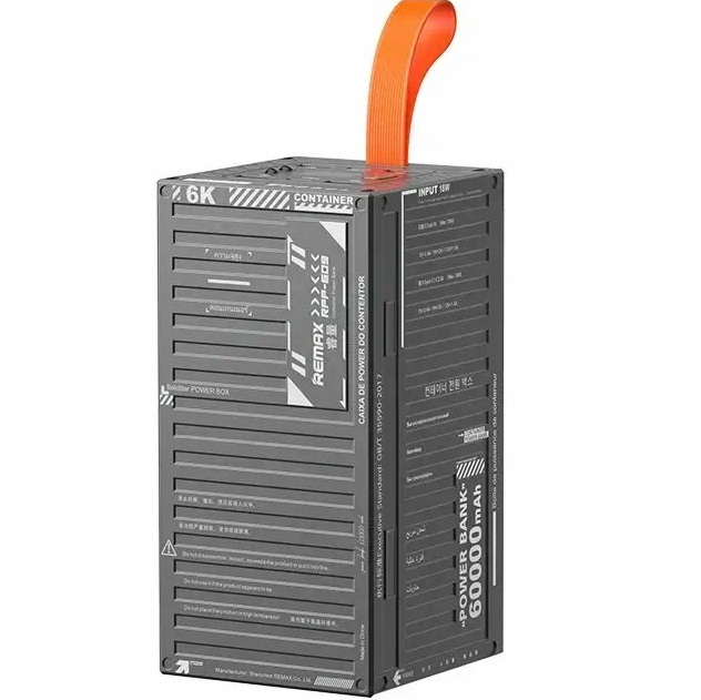 Внешний аккумулятор REMAX RPP-609 (60000mAh), серый