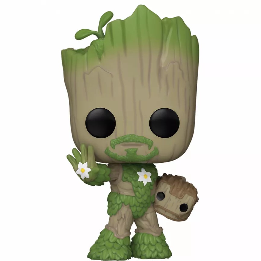 Фигурка Funko POP! Bobble Marvel We Are Groot Groot as Iron Man (1393) 79516