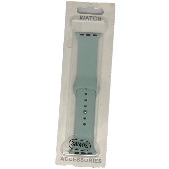 Силиконовый ремешoк NONAME для Apple Watch 38/40mm мятный