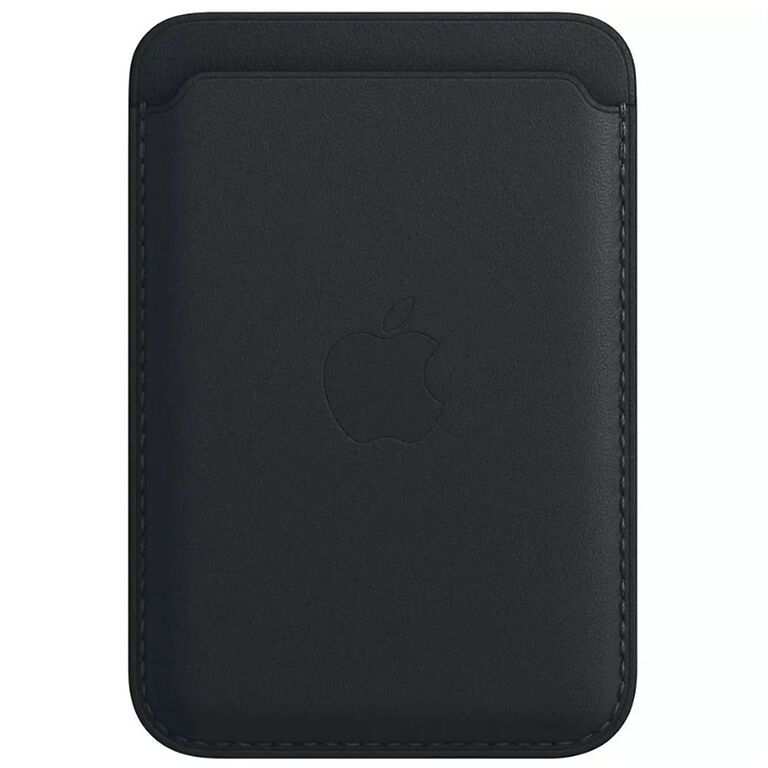 Чехол-бумажник Apple iPhone Leather Wallet MagSafe Midnight (MM0Y3FE/A) 