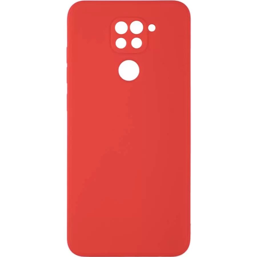 Задняя накладка ZIBELINO Soft Matte для Xiaomi Redmi Note 9 (красный) защита камеры