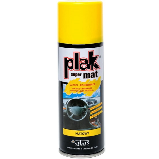 Полироль пластика PLAK 200мл лимон матовая