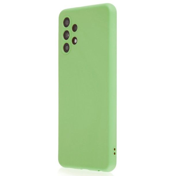 Задняя накладка SILICONE CASE Soft Matte для Samsung Galaxy A32 зелёный