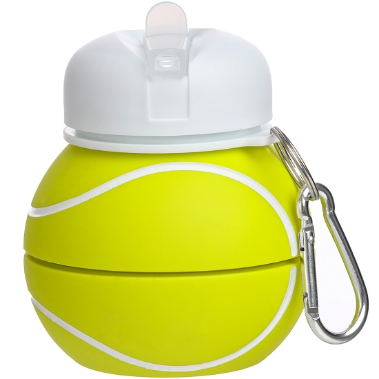 Бутылка для воды «Теннисный мяч», 550 мл, 18×8.7 см, складная 9924427