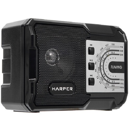 Радиоприемник HARPER HRS-440 черный