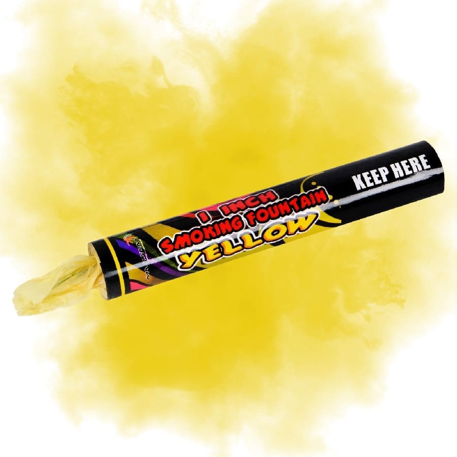 Цветной дым, заряд 0,8 дюйма, ОПТИ, 60 сек, Yellow Pop