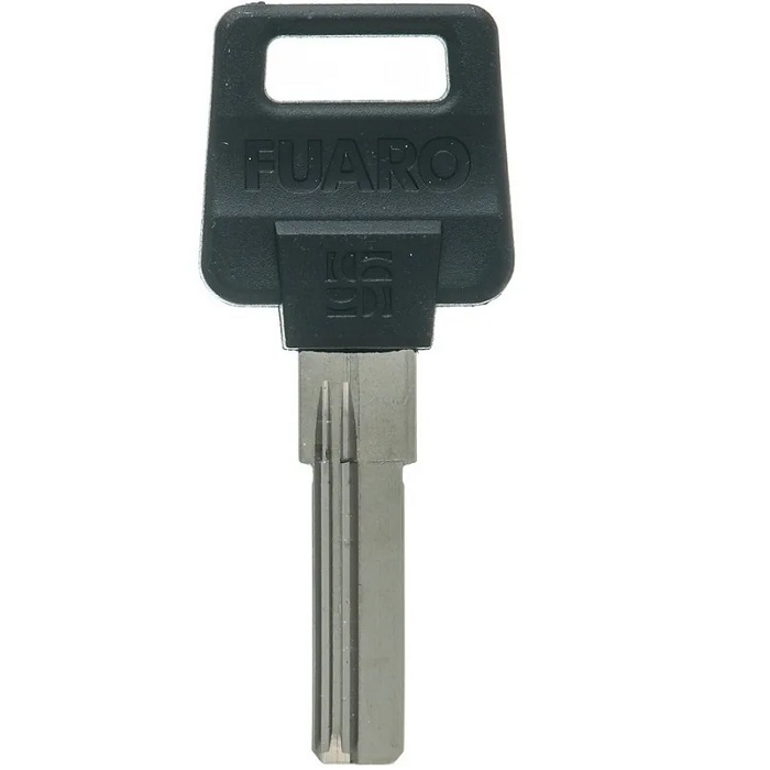 Заготовка ключа FUARO-2 2 паза (27,8*8,7*2,3) ст. AP-1D бронь Китай