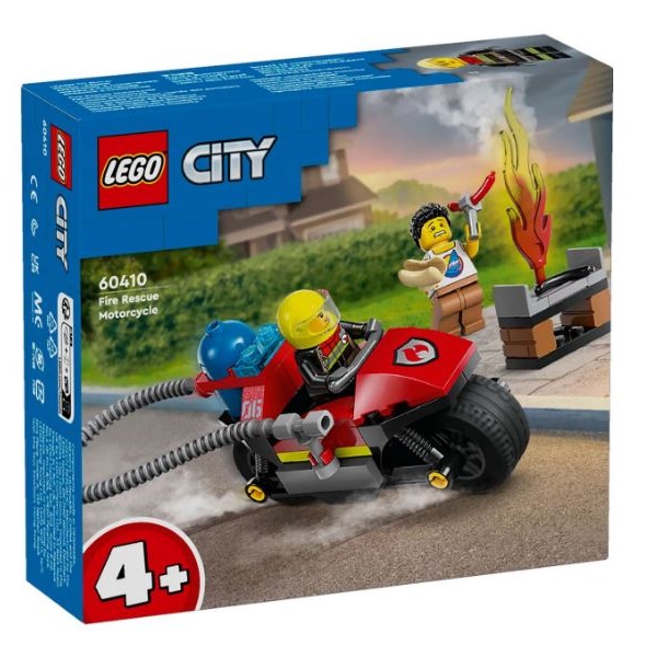 Конструктор LEGO City 60410 Пожарно-спасательный мотоцикл