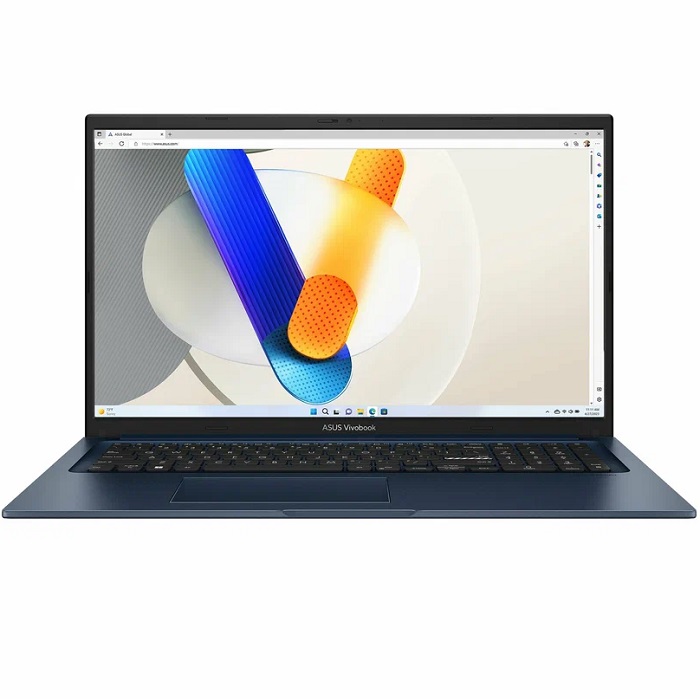 Ноутбук 17.3" ASUS X1704VA-AU692 (Intel Core i5-1335U/ 16GB/ 512 GB SSD/ DOS) (90NB10V2-M00TL0), синий