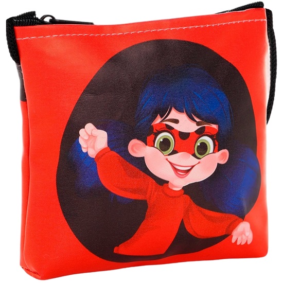 Сумка-кошелёк, для девочки через плечо "Супер девочка", 13х13х2 см 10218055