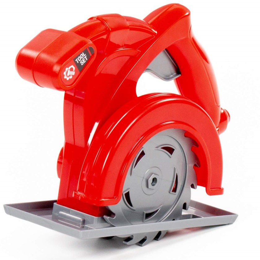 Циркулярная пила ПОЛЕСЬЕ, красная в коробке 92113