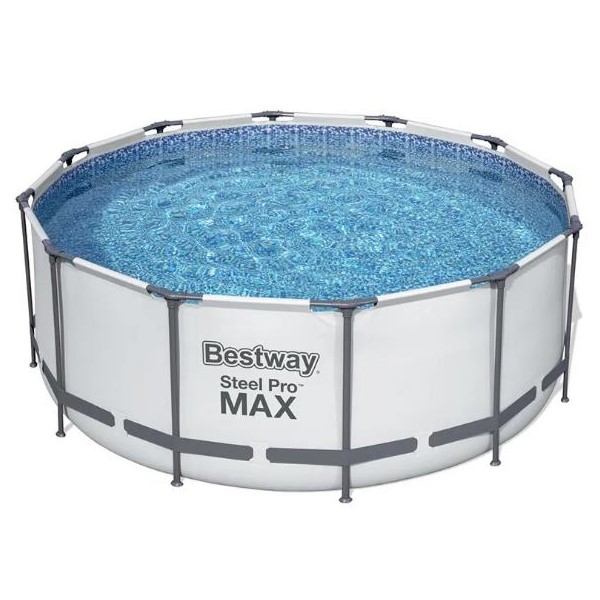 Бассейн каркасный Bestway 56420, 366 х 122 см, 10250 л, с фильтр-насосом, лестницей, тентом