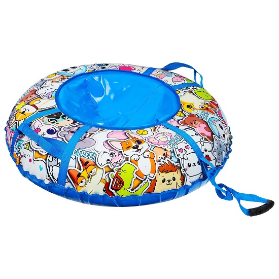 Тюбинг-ватрушка Winter Star «Стикер», диаметр чехла 100 см