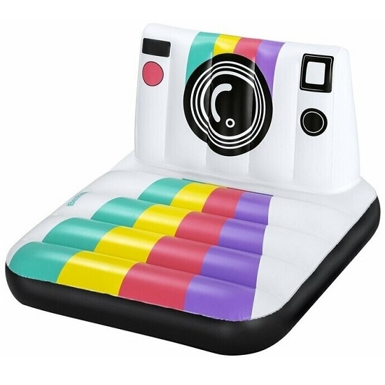 Надувной матрас-плот BESTWAY 43656,  127х102см "Фото" до 90кг