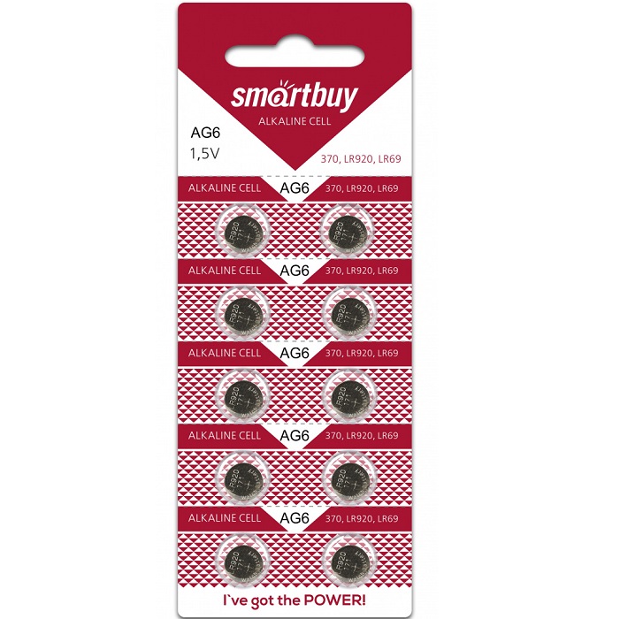 Элемент питания SMARTBUY AG06 BL-10