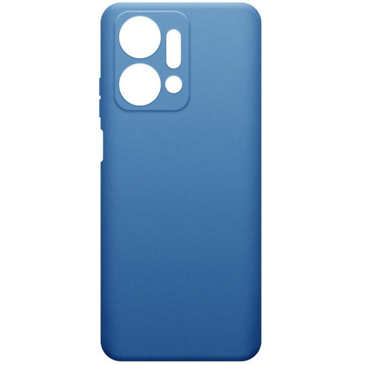 Задняя накладка Silicon Case Soft Matte для Honor X7 4G Синий