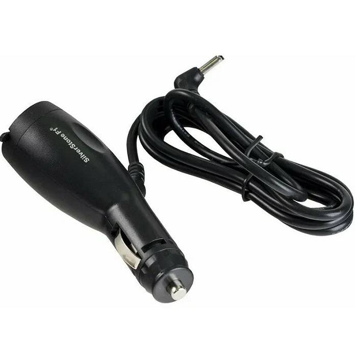 Авто ЗУ для радара-детекторов SilverStone F1 DBL-88 с доп, слотом прикуривателя