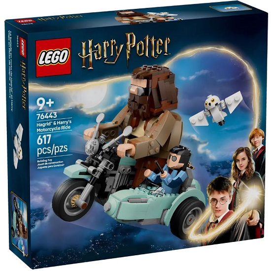 Конструктор LEGO HARRY POTTER 76443 Поездка Хагрида и Гарри на мотоцикле