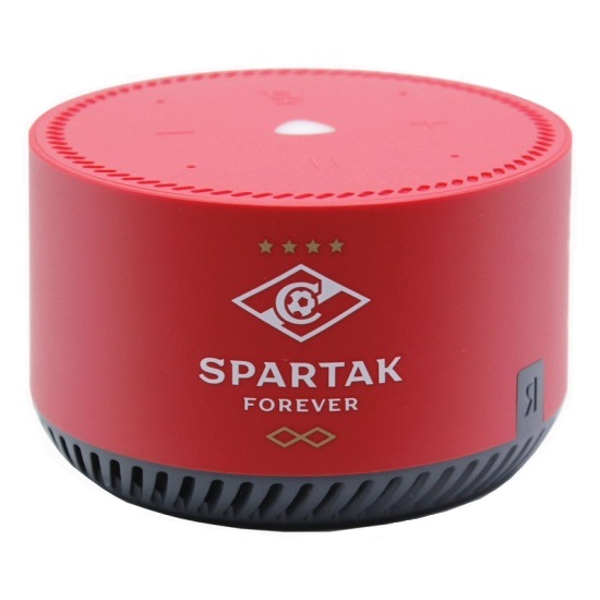 Умная колонка Яндекс. Станция Лайт Красная Rainbo Spartak
