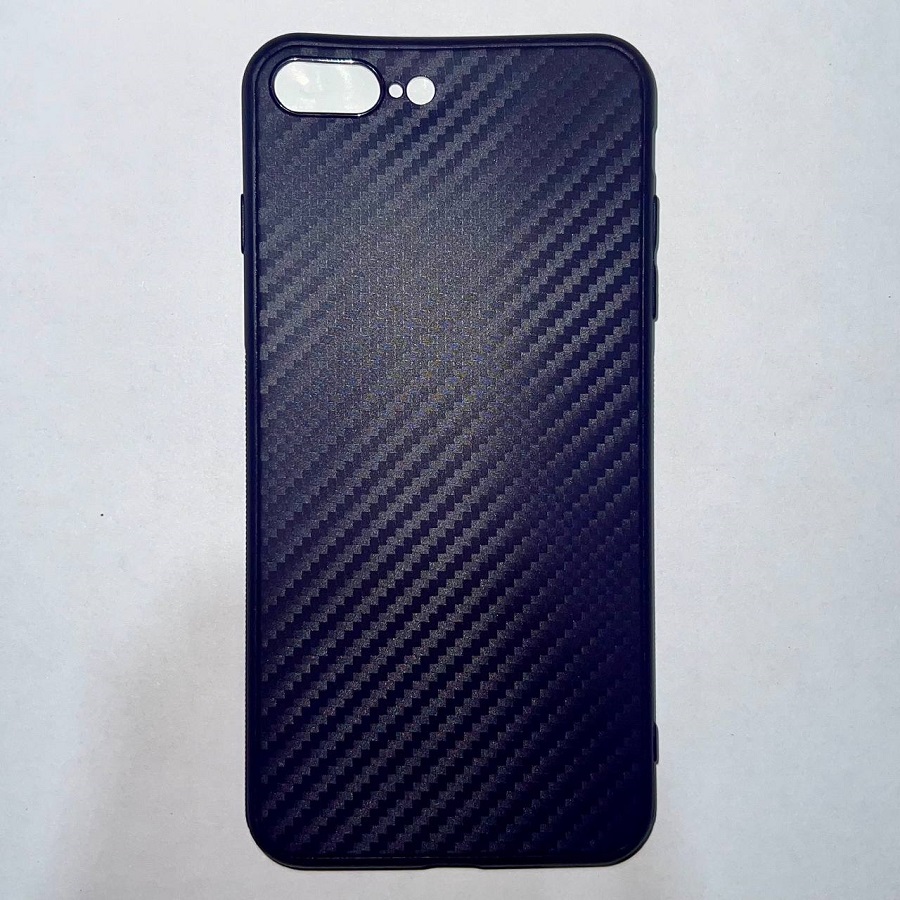 Силиконовый чехол CARBON для iPhone 7/8 Plus фиолетовый