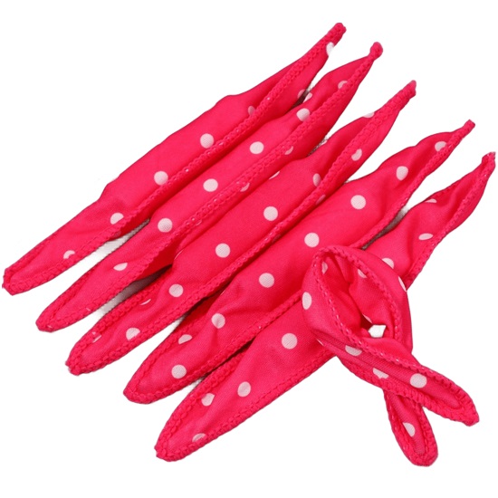 Бигуди «Бумеранг», d = 2 см, 18 см, 6 шт, цвет розовый 4686810