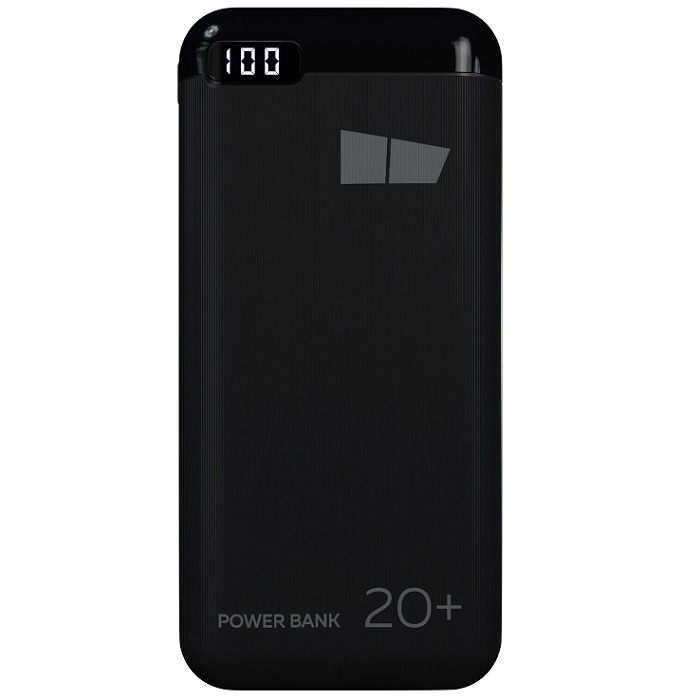 Внешний АКБ MORE CHOICE PB32S-20 (20000mAh) (3USB) Type-C, Black