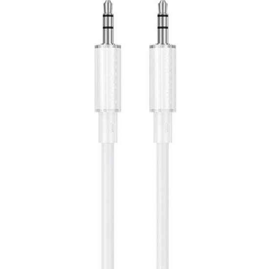 Кабель Jack 3.5 <--> Jack 3.5  1.0м BOROFONE BL21 белый