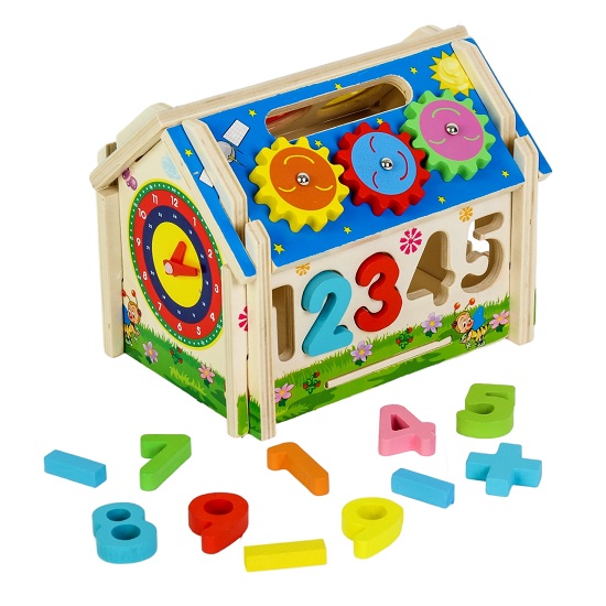 Сортер «Домик с шестерёнками» 3624878