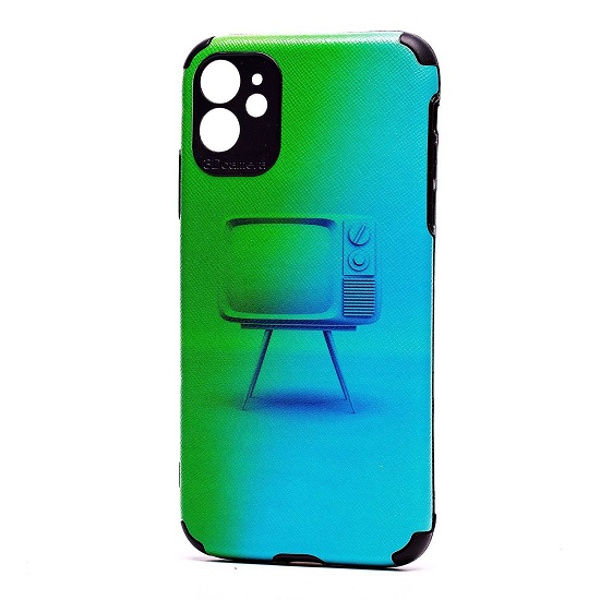 Задняя накладка SC310 для iPhone 11 (008) (black)